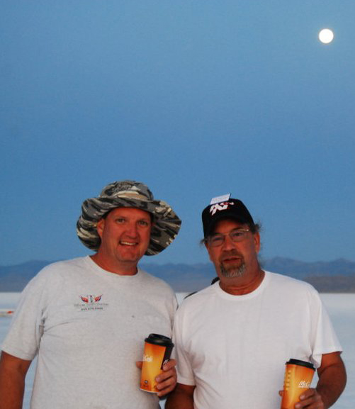 Joe Chuck at Bonneville Salt Flats