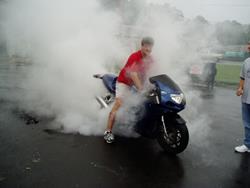 More Motorcycle Burnouts