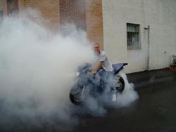 More Motorcycle Burnouts