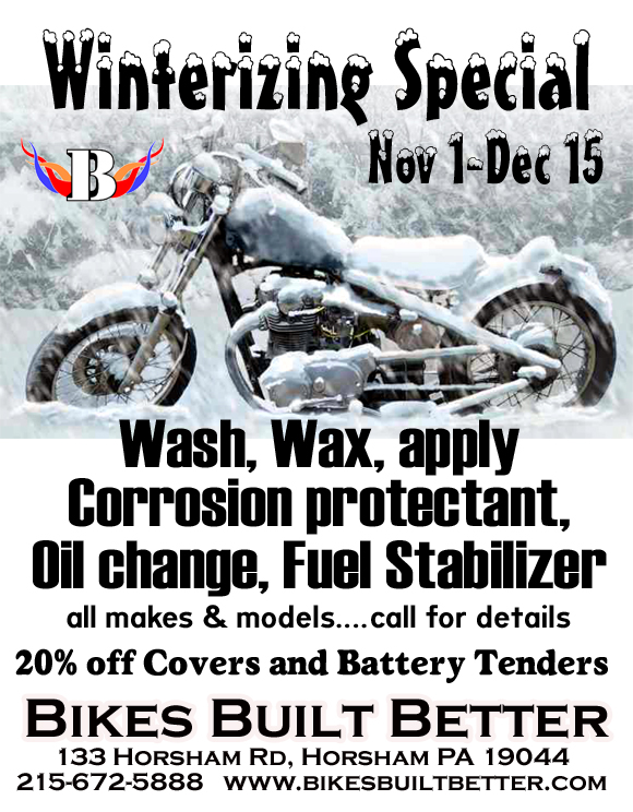 November Motorcycle Specials