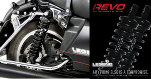 Legend Revo shocks  are 100% American made in Sturgis