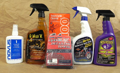 motorcycle cleaning products