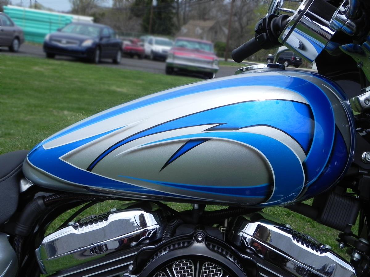 Paint Sportster Blue Silver Photo Gallery